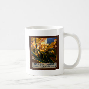Mug Riviera italienne Europe Italie Affiche de voyage