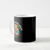 Mug rivière Chassahowitzka floride fun squelette dans (Devant gauche)