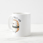 Mug Riz Pour Vous Rencontrer Drôle Sushi Pun (Devant gauche)