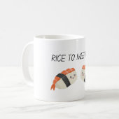 Mug Riz Pour Vous Rencontrer Kawaii Sushi (Devant gauche)