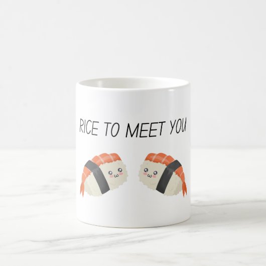 Mug Riz Pour Vous Rencontrer Kawaii Sushi (Centre)