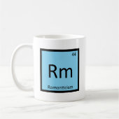 Mug Rm - Table périodique de chimie de l'art du romant (Gauche)