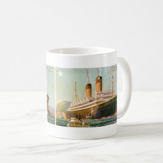 Mug RMS Laurentic (Devant droit)