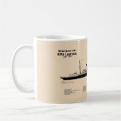 Mug RMS Lusitania - Plan directeur des navires SD (Gauche)
