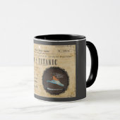 MUG RMS TITANIC BOARING PUBLICATION (Devant droit)