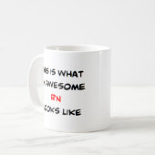 Mug rn, génial (Devant gauche)