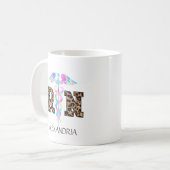 Mug RN, infirmière autorisée Leopard (Devant gauche)