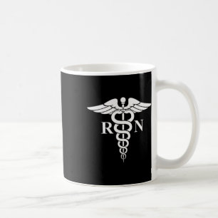 Mug Rn Nurse Caduceus Symbole Médicale Logo de soins i