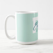 Mug RN turquoise personnalisé (Gauche)