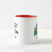 Mug ROAD RUNNER™ & Wile E. Coyote "Team Naughty" (Centre)