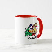 Mug ROAD RUNNER™ & Wile E. Coyote "Team Naughty" (Devant droit)