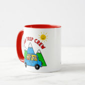 Mug Road Trip Crew Kids Travel Drawing (Devant gauche)