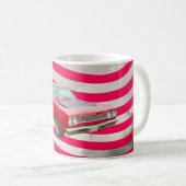 Mug Roadrunner 1968 de Plymouth et drapeau américain (Devant droit)