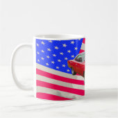 Mug Roadrunner 1968 de Plymouth et drapeau américain (Gauche)