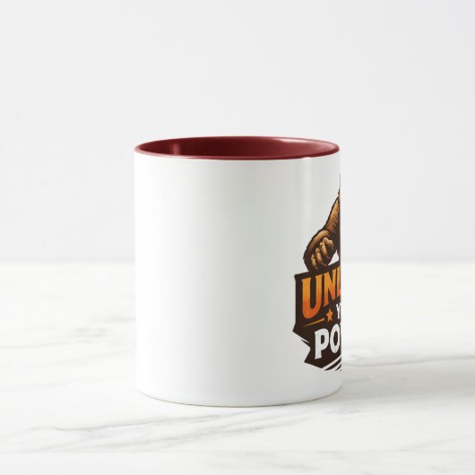 Mug Roaring Bear Strength Motivation Tee (Centre)