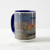 Mug – Roaring Sunset Lion (Devant gauche)