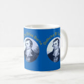 Mug Robbie Burns - Oidhche Bhlas Burns Yellow Text (Devant droit)