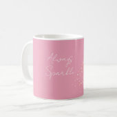 Mug Robe à paillettes rose (Devant gauche)