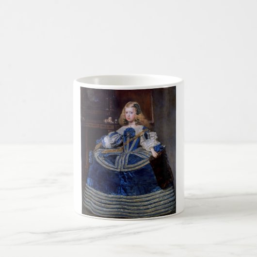 Mug Robe bleue de l'infante Margarita Teresa, Velazque (Centre)