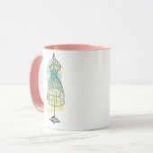 Mug Robe d'aquarelle (Devant gauche)