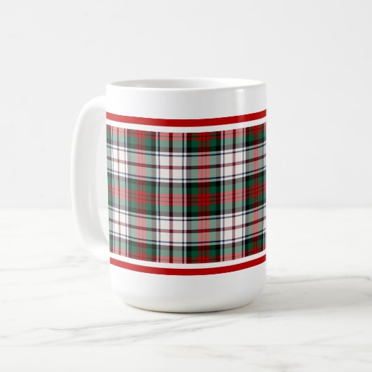 Mug Robe de clan MacDuff Tartan Scottish Plaid (Devant gauche)