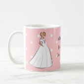 Mug Robe de mariée blanche pour la fête prénuptiale en (Gauche)