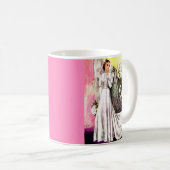 Mug robe de mariée imprimée de 1938 (Devant droit)