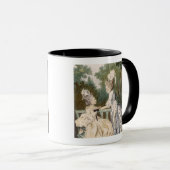 Mug Robe de matin des dames, 1771 (gravure de couleur) (Devant droit)
