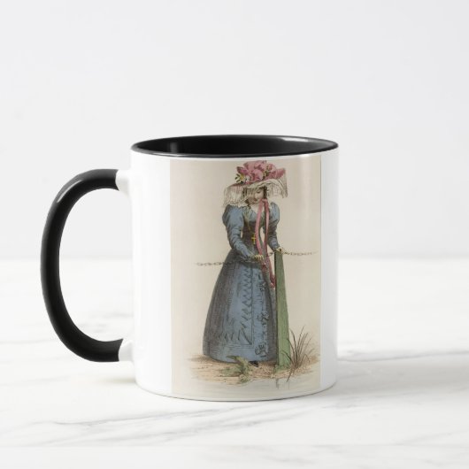 Mug Robe de promenade, plat de mode d'Ackermann au (Gauche)