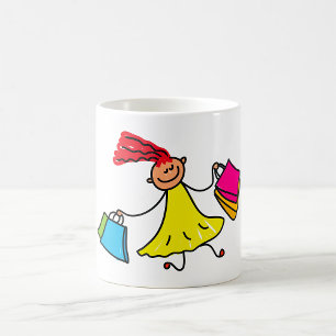 Mug Robe Jaune Bonne Fille Shopping