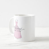 Mug Robe Mariage mignonne de femme de chambre rose bla (Devant gauche)