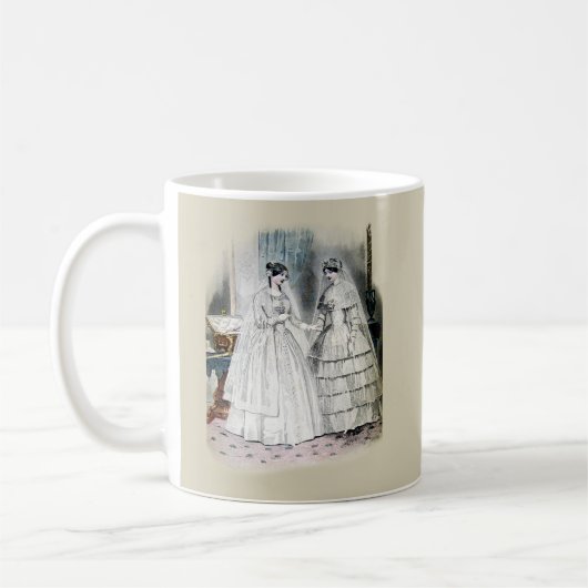 Mug Robe Mariage victorienne deux femmes (Gauche)