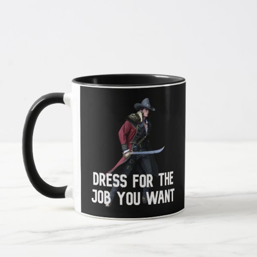 Mug Robe pour le travail que vous voulez : mercenaire (Gauche)