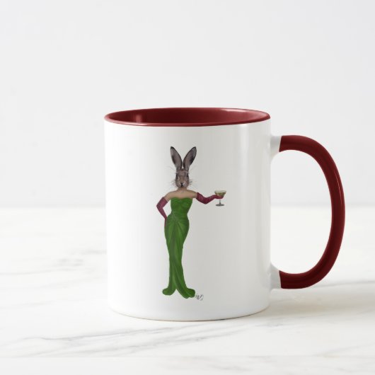 Mug Robe verte de lapin (Droite)