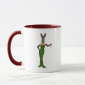 Mug Robe verte de lapin (Gauche)