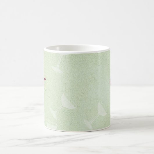 Mug Robe verte de lapin 3 (Centre)