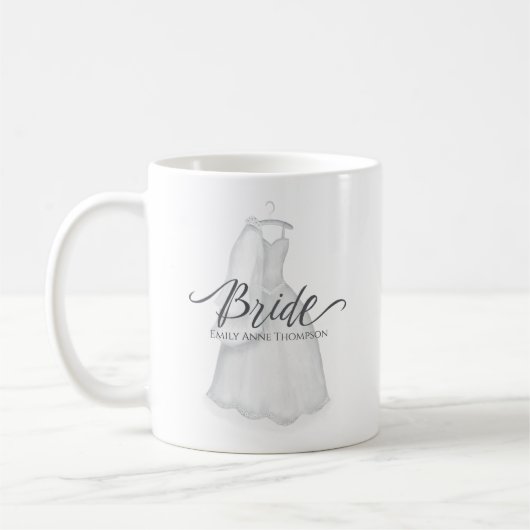 Mug Robe Vintage mariage (Gauche)