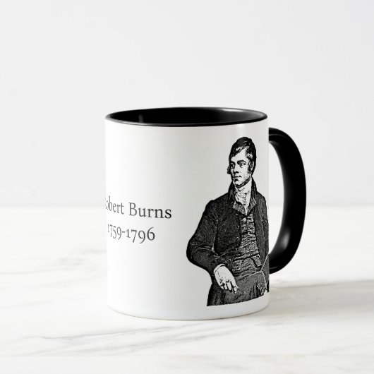 Mug Robert Burns (Devant droit)