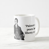 Mug Robert Burns cite des poètes peintres et des menso (Devant droit)
