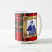 Mug Robert Burns Supper Royal Stewart Plaid Jan 25 (Devant droit)