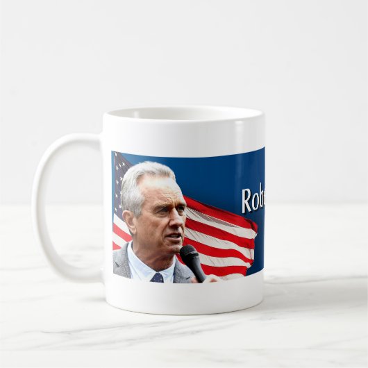 Mug Robert F Kennedy Jr pour le président 2024 (Gauche)