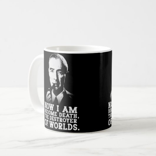 Mug Robert Oppenheimer Quote (Devant gauche)