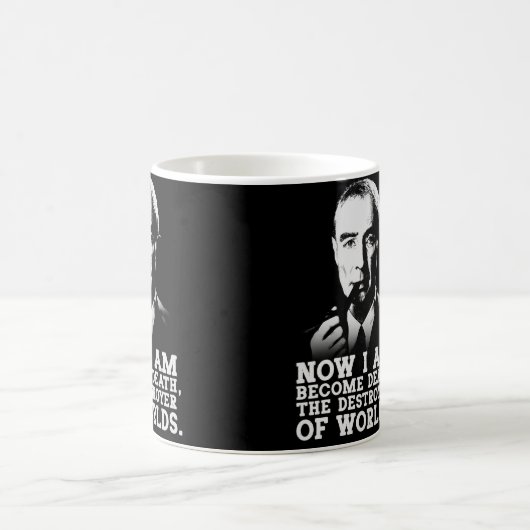 Mug Robert Oppenheimer Quote (Centre)