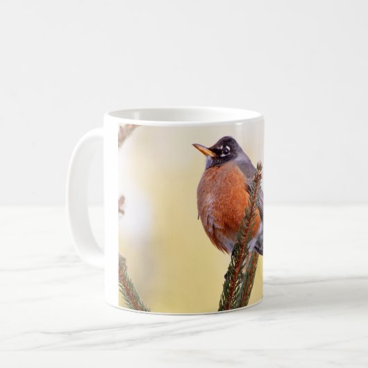 Mug Robin à pompe (Devant gauche)