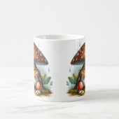 Mug Robin adorable sous parapluie de champignons (Centre)