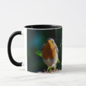 Mug Robin avec ses graines (Gauche)