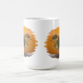 Mug Robin Bébé Sur Une Branche D'Arbre (Centre)