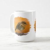 Mug Robin Bébé Sur Une Branche D'Arbre (Devant gauche)