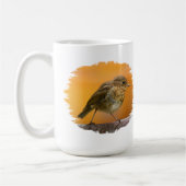 Mug Robin Bébé Sur Une Branche D'Arbre (Gauche)