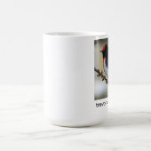 Mug Robin couvert par rouge (Centre)